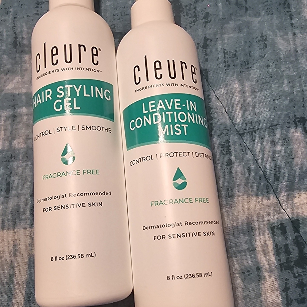 Cleure Hair Styling Gel and Leave-In Conditioning Mist